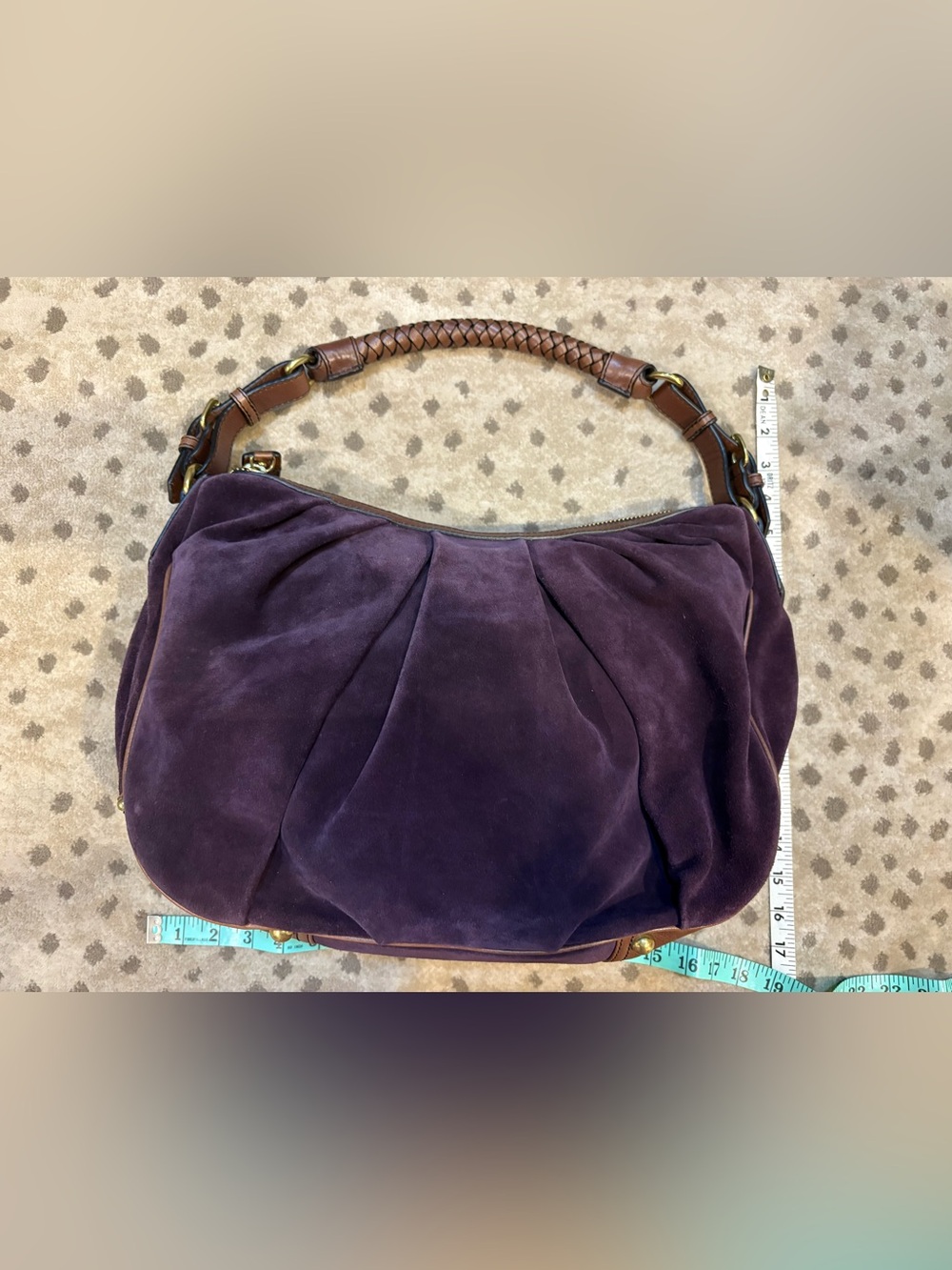 Banana Republic suede handbag